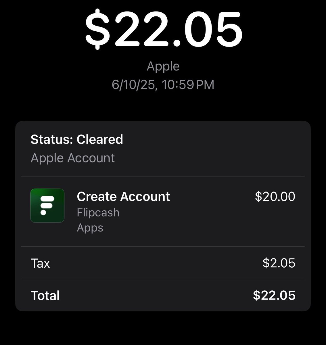 sevketcans's tweet photo. @flipcash Why do I pay tax for onboarding 😆 
Your initial offer is definitely misleading https://t.co/IDlVuCtUR9