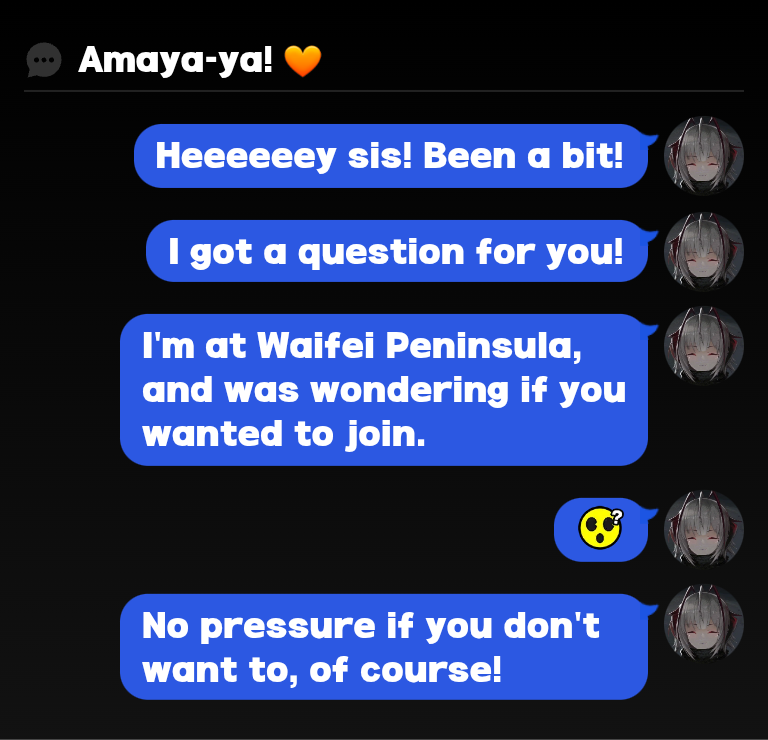 WillowOfSnow's tweet photo. [Beep beep! Beep beep!]

Seems like @BURGERSnBLADES just got a message! https://t.co/db40MZOUXO