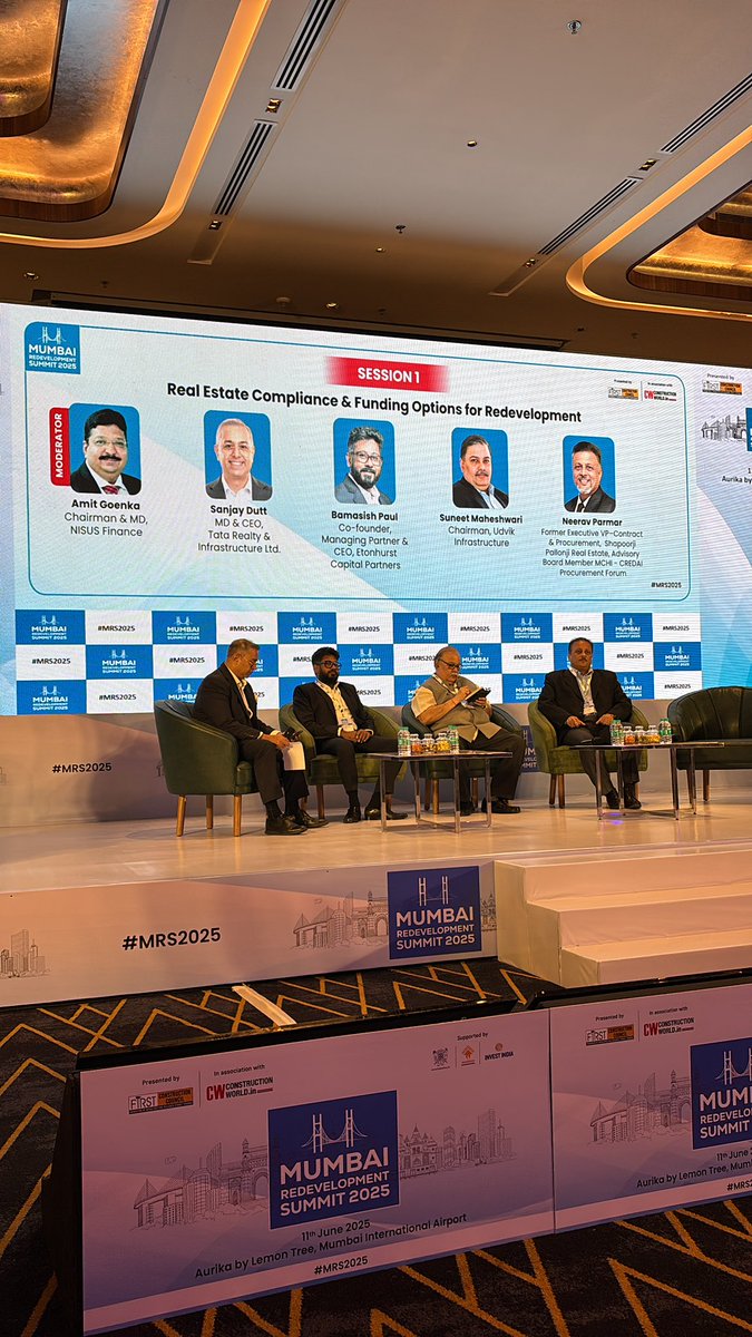 Pratap Padode (@pratappadode) on Twitter photo #Mumbai #Redevelopment Summit begins in Mumbai - as the city reels under #Dharavi Redevelopment on one hand and on 25,000 buildings on the other! #MRS2025 <a href="/CWmagazine/">Construction World</a> <a href="/FCCIndia/">FIRST Construction Council</a> #Mumbai #Redevelopment Summit begins in Mumbai - as the city reels under #Dharavi Redevelopment on one hand and on 25,000 buildings on the other! #MRS2025 <a href="/CWmagazine/">Construction World</a> <a href="/FCCIndia/">FIRST Construction Council</a>