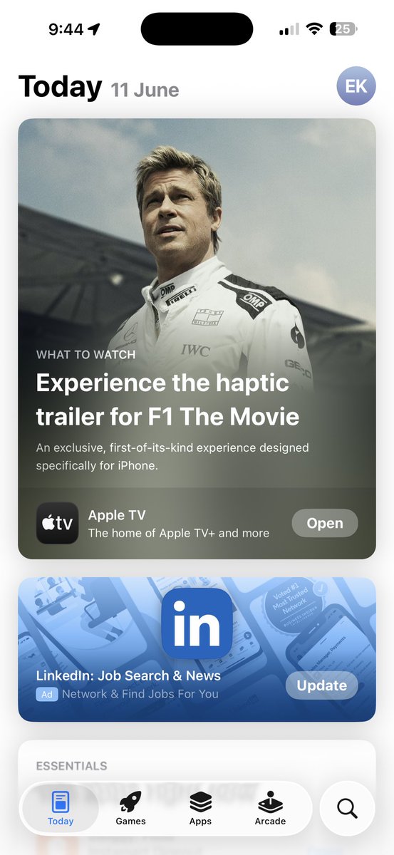 If you have an iPhone, go watch the F1 trailer. 

Apple has added haptic feedback to the trailer and it’s so good.