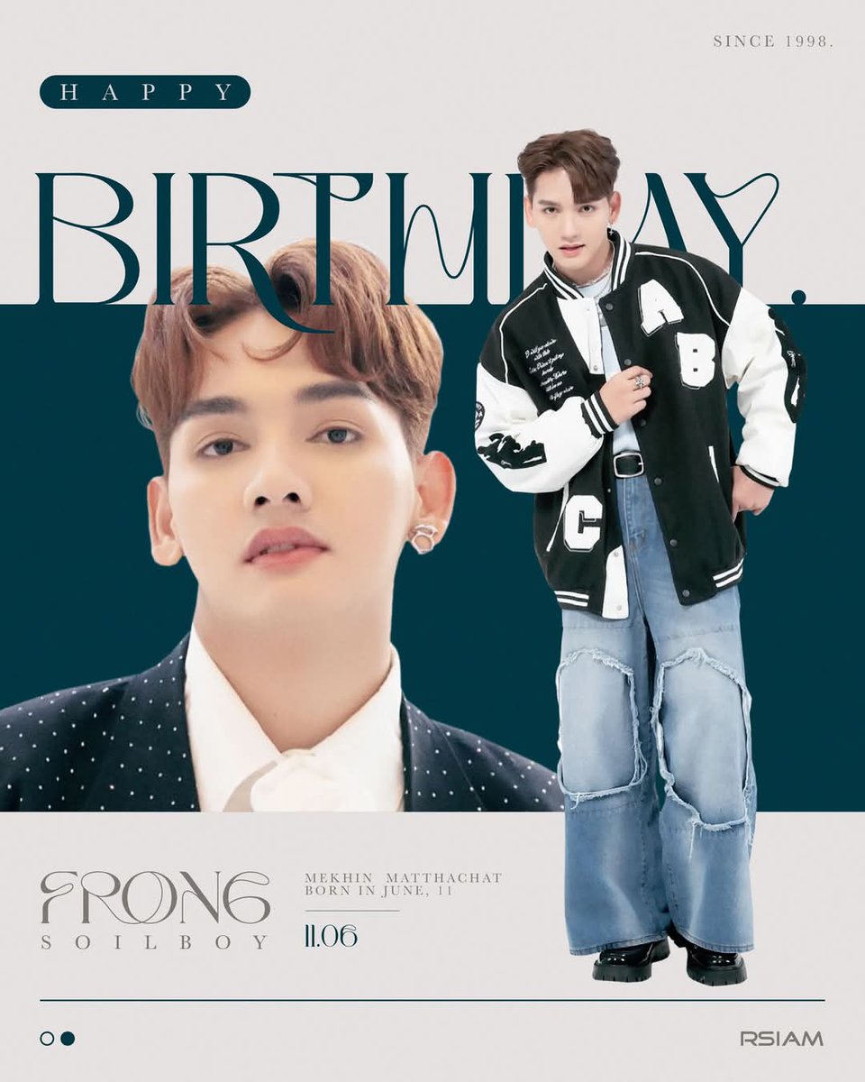Happy Birthday หนุ่มฟลองค์ ซอยบอย อาร์สยาม จ้าาา ที่มีวันเกิดในวันนี้ (11 June) ขอให้เป็นปีที่ดี มีความสุขมากๆ เป็นที่รักของแฟนๆเพิ่มขึ้นเรื่อยๆเลยน้าาาา🥳🎂✨

#ฟลองค์ซอยบอย #ฟลองค์ซอยบอยอาร์สยาม #Rsiammusic