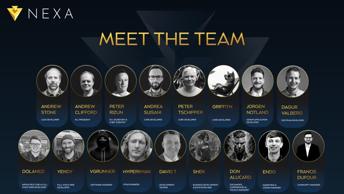 Meet the team $NEXA <a href="/NexaMoney/">Nexa</a> 👀🔥✔️💎