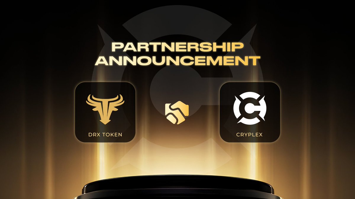 DRX 🤝 <a href="/CryplexAI/">Cryplex AI</a> – Partnership Announcement!

We’re teaming up with Cryplex - the DePIN-powered platform turning unused disk space into AI fuel. 

Together, we’re pushing the edge of innovation in SportFi and beyond!

➡️ Follow <a href="/DrxToken/">DRX Token</a> for more updates!