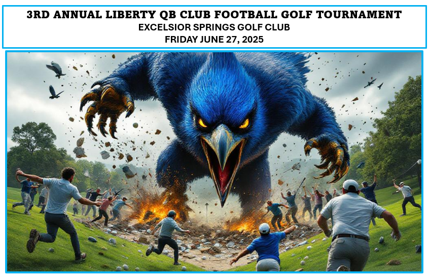 LibertyQBClub's tweet photo. LET THE GOOD TIMES ROLL!!!!   Enjoy a wonderful, peaceful day with your fellow L.H.S. Blue Jay football fans on Friday, June 27th!  Support THE BLUE MACHINE and register to play golf, sponsor or donate to the 3rd Annual Liberty QB Club Football Golf Tournament! All proceeds from this event will exclusively fund and support THE Liberty H.S. football program. Go to https://t.co/pa8tGZGnZ5 to learn more and sign up NOW!
@JaysFootball @LHSJAYS @LHSBlueJays
@bluecrewcrazies @LHSJaysCheer @LHSSportsMktg
@klhs_jays @CoachFrigon @Grant___Brown