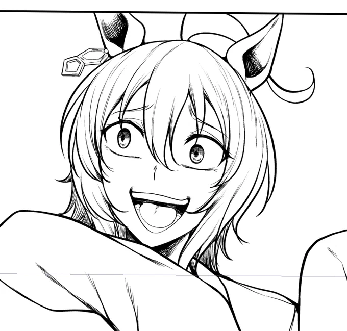 タキオン描くの楽しいゾ 
