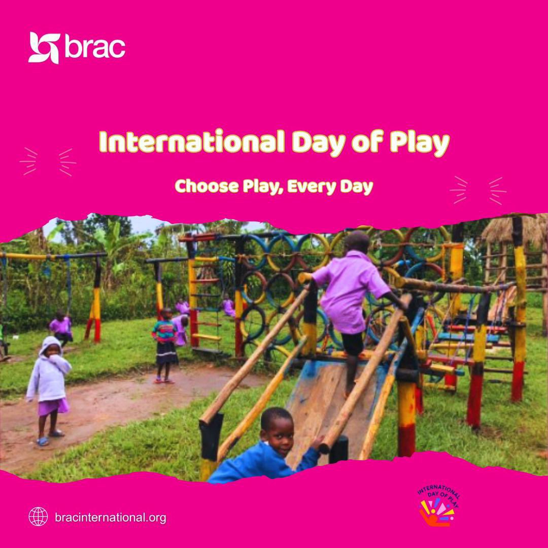 It’s #InternationalDayOfPlay!
Play helps children grow, connect, and thrive; and it should be part of every day.

This year’s theme is #ChoosePlayEveryDay.
Because every child deserves time and space to play.

#PlayMatters #ForEveryChild
