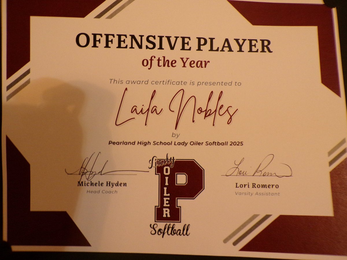 Thankful to have had a great senior season! First team all district, offensive player of the year, legacy all state, and all state honors!!