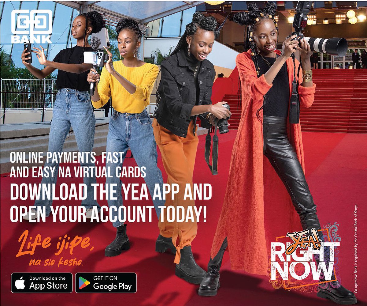 osoroKE's tweet photo. What are you selling today? #LifeIjipe #YEArightNow
💡The YEA mobile app will change your life since it solves so many issues for you money wise! Online payments are now fast and easy na the Virtual Cards within the app.
Download the YEA app on https://t.co/s8qExTbjEy today! https://t.co/7s2eHX5gWW