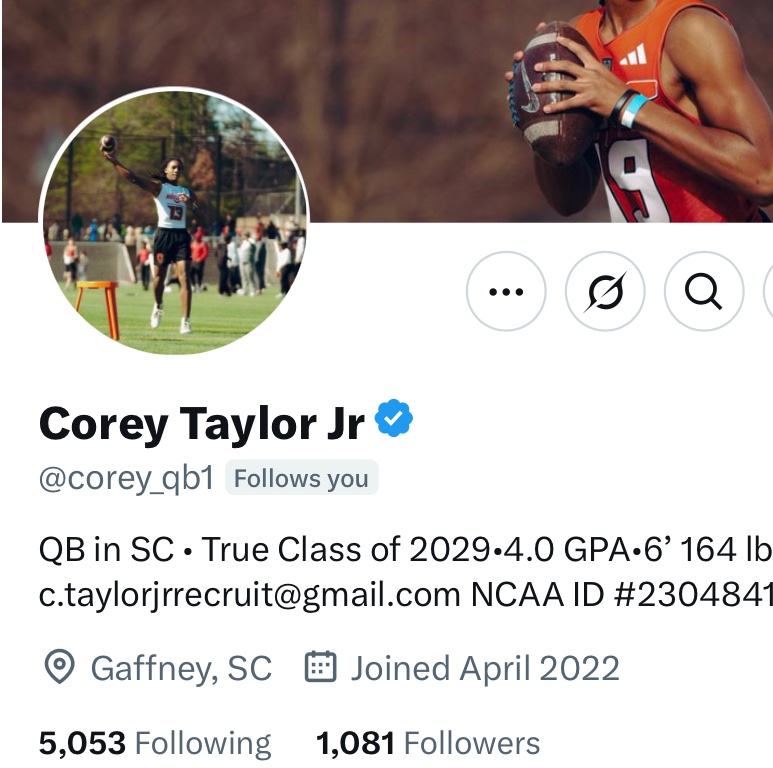 FlamesWire Malik Willis 6-0 (@wireflames) on Twitter photo Number One QB In South Carolina For 2029 Class Corey Taylor Jr Liberty Flames Football Fanemmm <a href="/CoachChadwell/">Jamey Chadwell</a> <a href="/LibertyFootball/">Liberty Football</a> <a href="/corey_qb1/">Corey Taylor Jr</a> <a href="/247SportsPortal/">247Sports Transfer Portal</a> Number One QB In South Carolina For 2029 Class Corey Taylor Jr Liberty Flames Football Fanemmm <a href="/CoachChadwell/">Jamey Chadwell</a> <a href="/LibertyFootball/">Liberty Football</a> <a href="/corey_qb1/">Corey Taylor Jr</a> <a href="/247SportsPortal/">247Sports Transfer Portal</a>