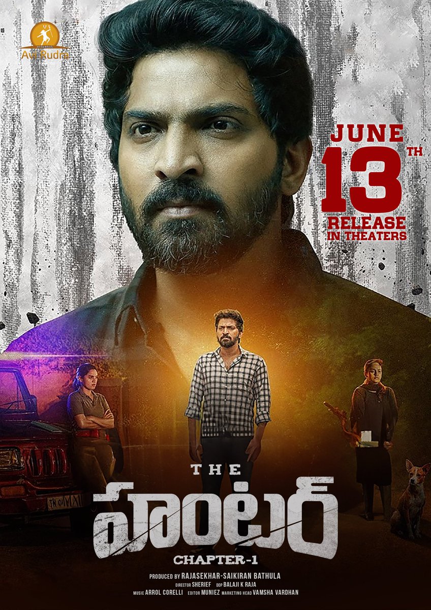 SaiKiranBathul8's tweet image. #TheHunter 2 Days To Go..
📽 #TheHunterChapter1
⭐#Vaibhav
#TanyaHope
#nanditaswetha
#SaraswathiMenon
🚩#AviRudraCreations
💰 #Rajasekhar #SaiKiranBathula 
🎬#Sherief
🎥#BalajiKRaja
🎼#ArrolCorelli
#TheHunterOn13thJune

Hunting On 13th June In Theaters..

youtu.be/UaZhMopBpw8