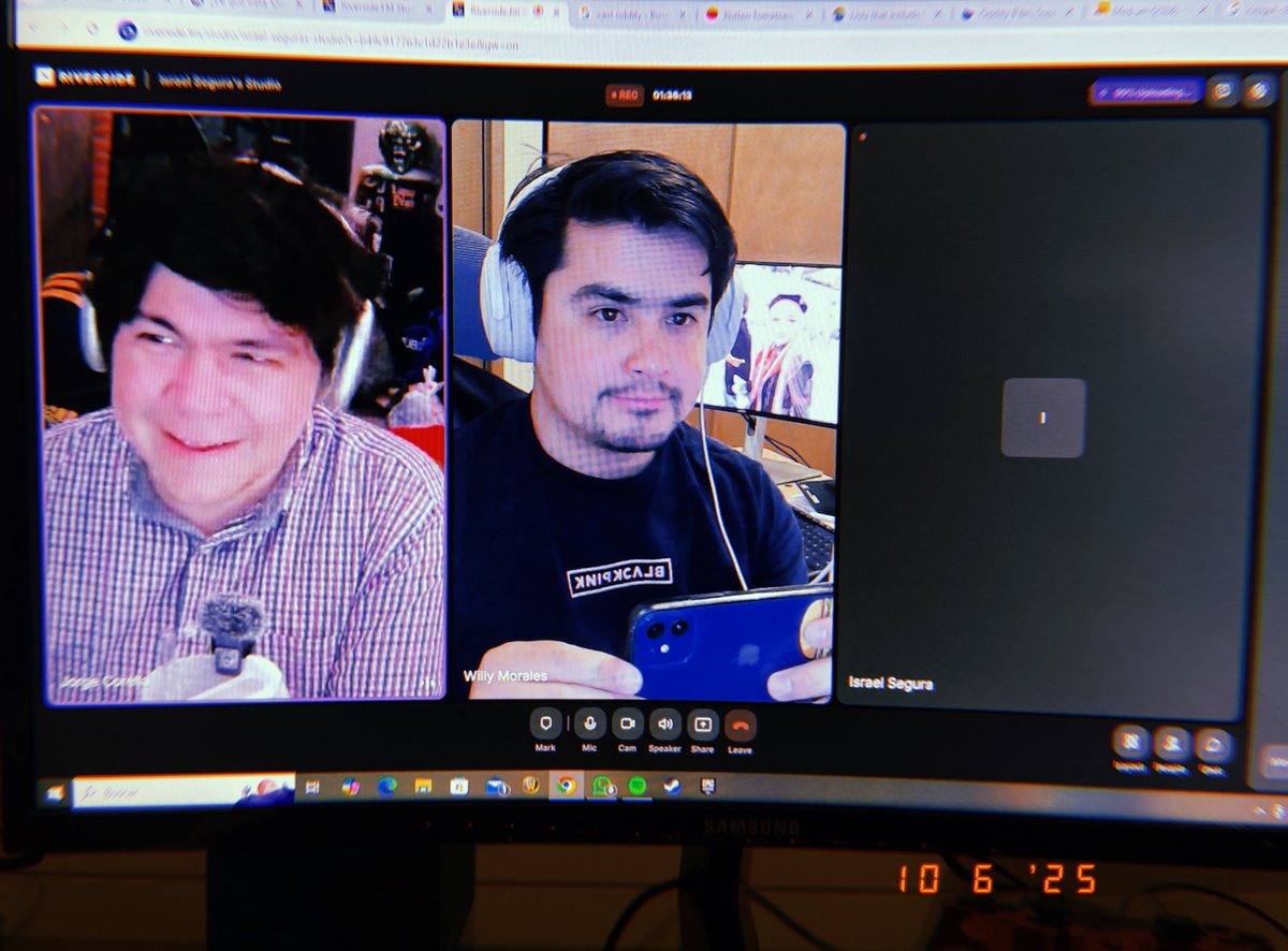 UltimaFuncionPC's tweet photo. Semana productiva! Dos días de la semana dos grabaciones 🎙️💀🎧
Like si vas al corriente en #Spotify #UltimaFuncion o comenta en cuál vas 😮💨
@jorcor13 @WillyMo15 @LordSegura https://t.co/Mzs94BkSWh