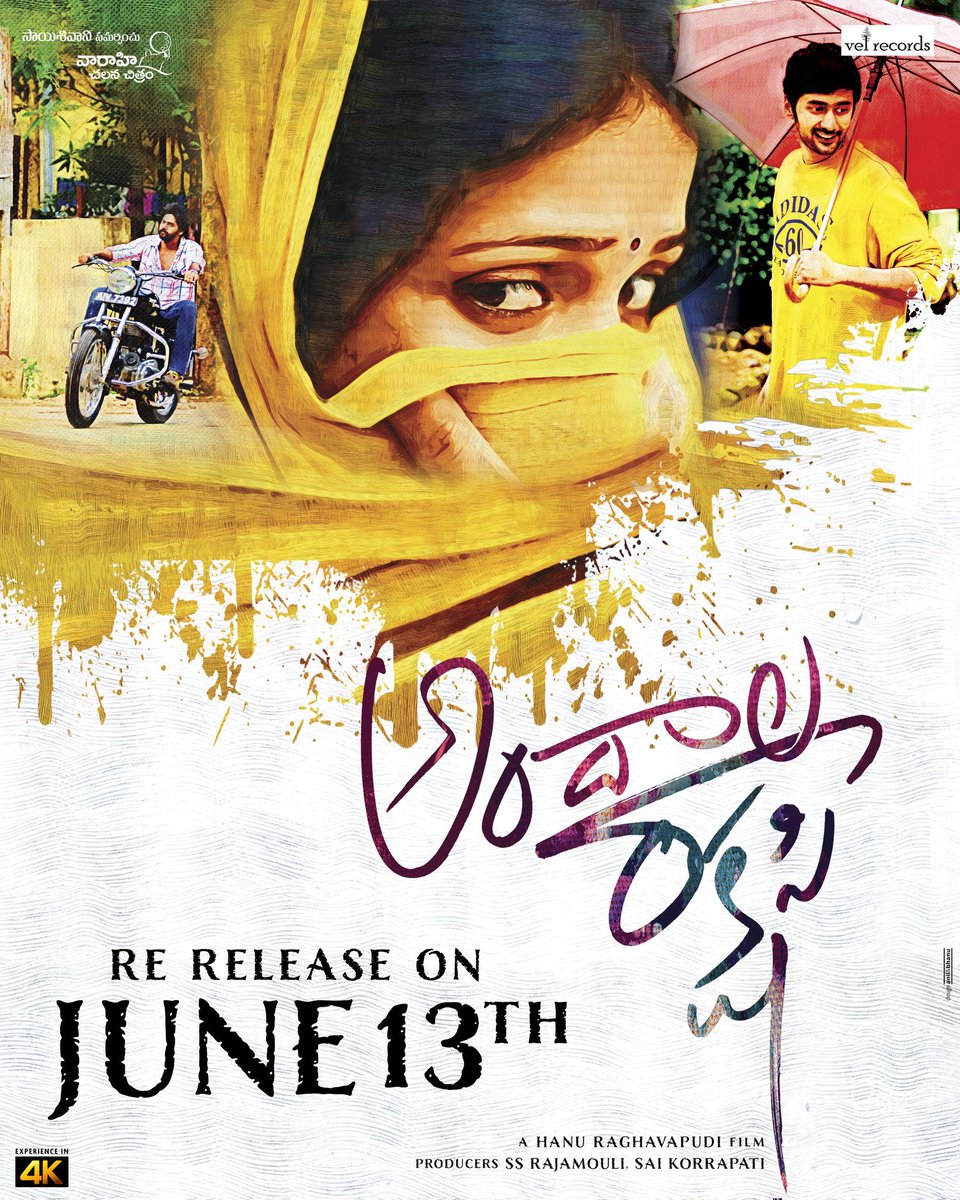 S S Karthikeya (@ssk1122) on Twitter photo Music that haunts, visuals that stay, and melodies that live forever in our hearts.
#AndalaRakshasi is back on the big screen from June 13th!
Can’t wait to see cinemas turn into concerts again. 🎶
<a href="/23_rahulr/">Rahul Ravindran</a> <a href="/Naveenc212/">Actor Naveen Chandra</a> <a href="/Itslavanya/">Lavanya konidela tripathi</a> <a href="/hanurpudi/">Hanu Raghavapudi</a> <a href="/VaaraahiCC/">Vaaraahi Chalana Chitram</a> Music that haunts, visuals that stay, and melodies that live forever in our hearts.
#AndalaRakshasi is back on the big screen from June 13th!
Can’t wait to see cinemas turn into concerts again. 🎶
<a href="/23_rahulr/">Rahul Ravindran</a> <a href="/Naveenc212/">Actor Naveen Chandra</a> <a href="/Itslavanya/">Lavanya konidela tripathi</a> <a href="/hanurpudi/">Hanu Raghavapudi</a> <a href="/VaaraahiCC/">Vaaraahi Chalana Chitram</a>