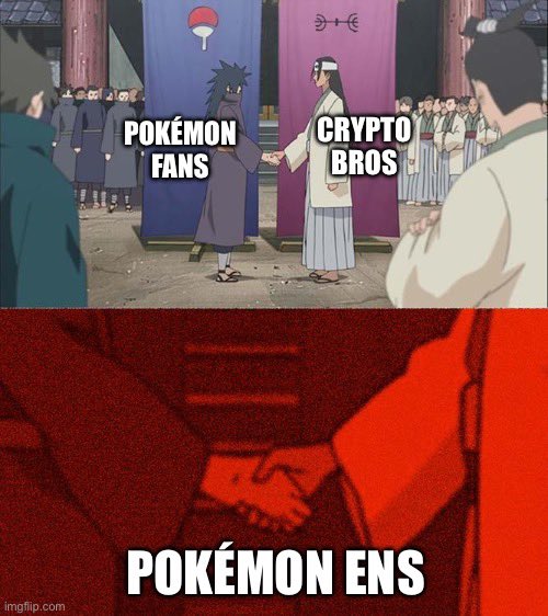 Day 897 of tweeting about Pokémon ENS until the floor hits 1eth 🤝