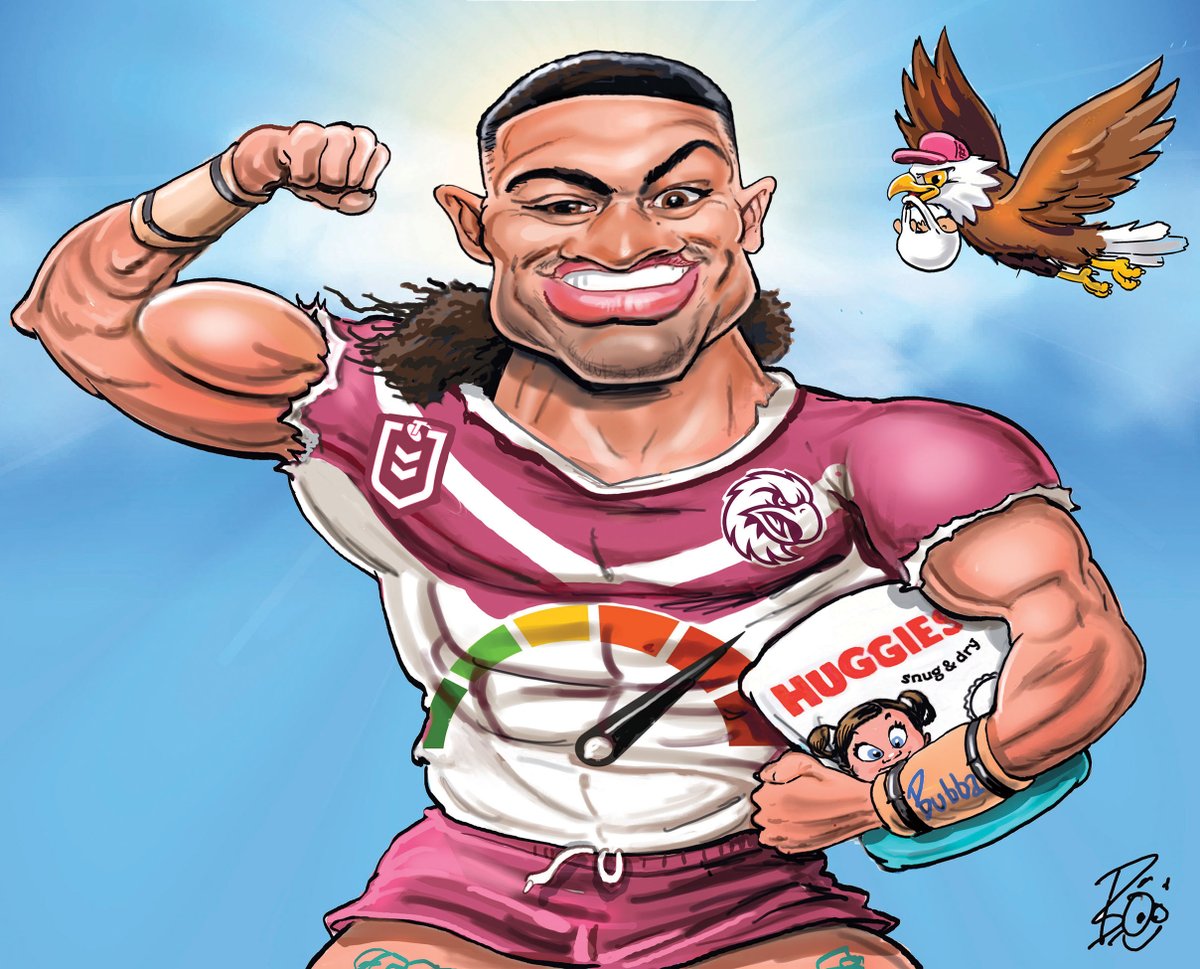 Scott Bailey (@boobaileytele) on Twitter photo '<a href="/SeaEagles/">Manly Warringah Sea Eagles</a> man mountain Haumole Olakau'atu has been in beast mode for <a href="/SuperCoachNRL/">SuperCoach NRL</a> players this season, crunching players and numbers. The big guy has gone from stand by for <a href="/NSWBlues/">NSWBlues</a> to stand by for ultimate delivery. My art for <a href="/rob_sutherland3/">Rob Sutherland</a> <a href="/SuperCoachNRL/">SuperCoach NRL</a> feature #nrl '<a href="/SeaEagles/">Manly Warringah Sea Eagles</a> man mountain Haumole Olakau'atu has been in beast mode for <a href="/SuperCoachNRL/">SuperCoach NRL</a> players this season, crunching players and numbers. The big guy has gone from stand by for <a href="/NSWBlues/">NSWBlues</a> to stand by for ultimate delivery. My art for <a href="/rob_sutherland3/">Rob Sutherland</a> <a href="/SuperCoachNRL/">SuperCoach NRL</a> feature #nrl