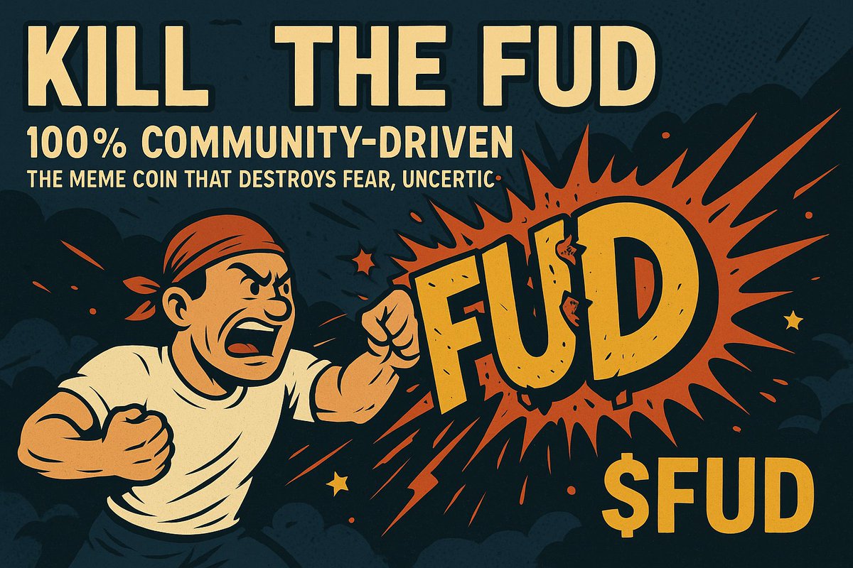 FudKillerToken's tweet image. 🔥 FUDKILLER ($FUD) LIVE on Solana! 🔥

KILL THE FUD! 💪 Join the positivity movement.

Contract: AMWHv1ZfMYqyUgn77svbBqX6R6cs1jbc7iuLtPujmoon

#FUDKILLER #FUD #Solana #MemeCoin