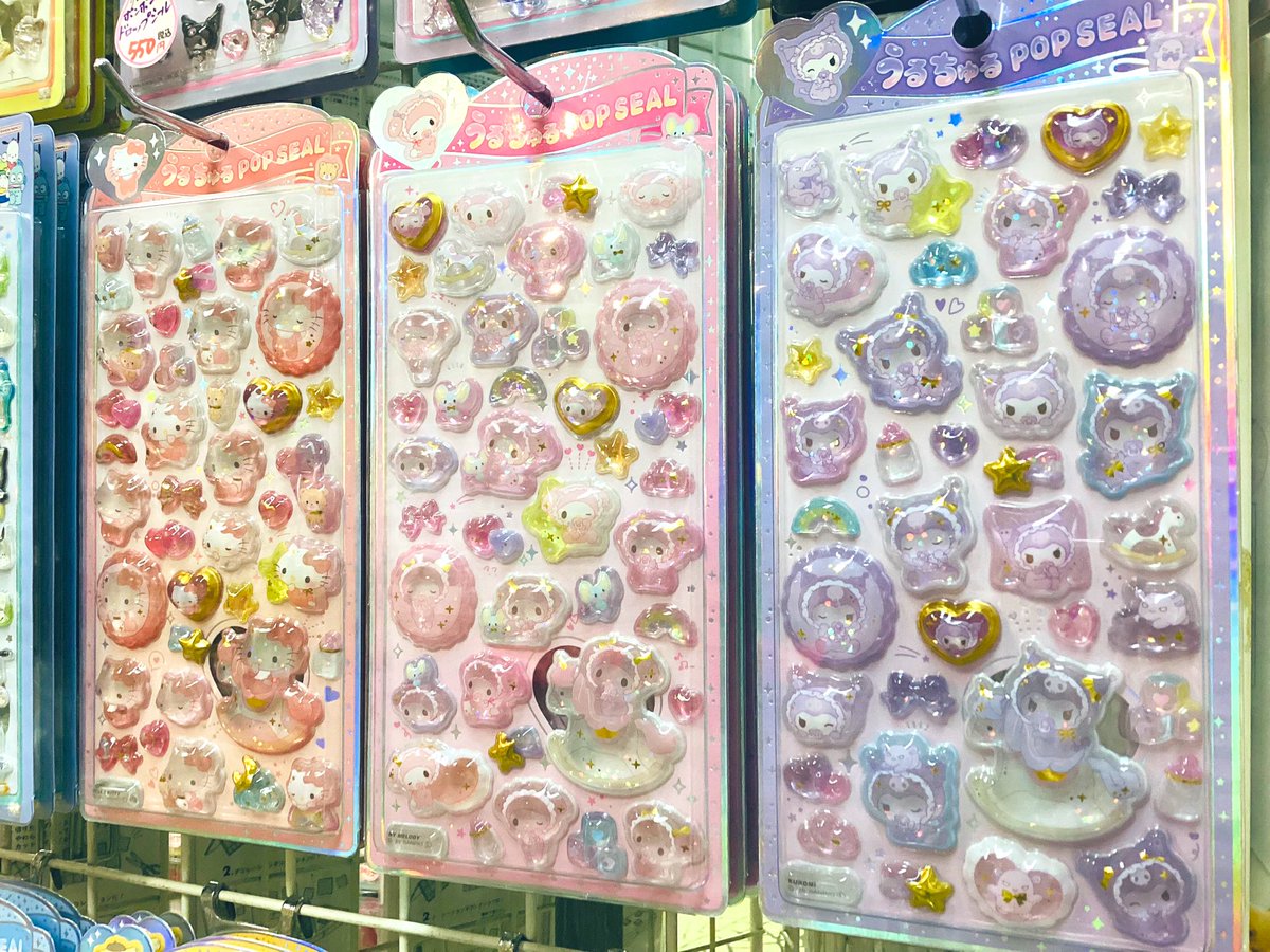 新発売】大人気『うるちゅるPOP SEAL』サンリオキャラクターのベビー柄