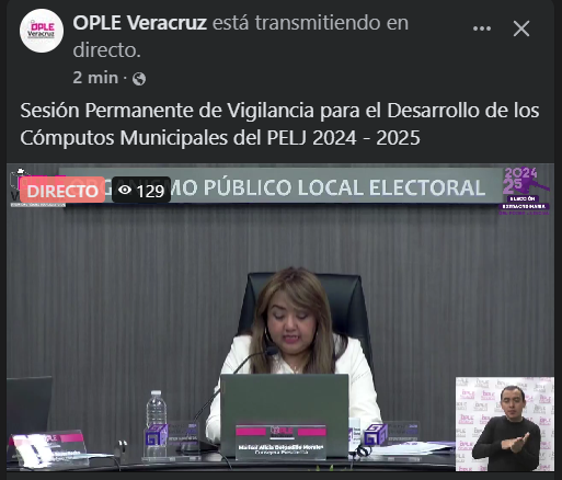 En sesión del #ConsejoGeneral del <a href="/ople_Ver/">OPLE Veracruz 🗳️</a>, están justificando el #MegaFraude en la #ElecciónJudicial, después de que se les #CayoElSistema como en la elección fraudulenta de 1988. Ahora, después de manipular los paquetes electorales y las boletas anunciaron "recuento" de votos