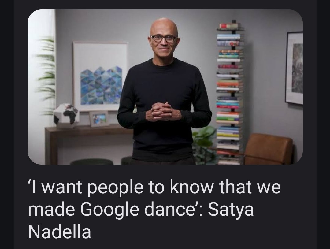 Did Microsoft and Satya really make Google dance? 😂😂