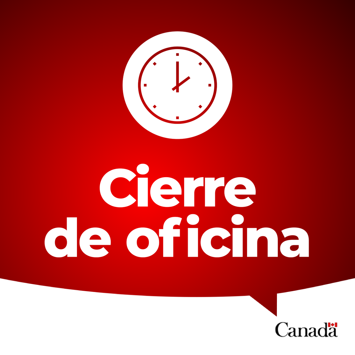 📢 La Embajada de Canadá en Madrid estará cerrada al público hoy, 11 de junio de 2025. 

🍁 Nuestros servicios consulares siguen disponibles 24/7 para ofrecer ayuda de emergencia a ciudadanos y ciudadanas canadienses en España y Andorra.