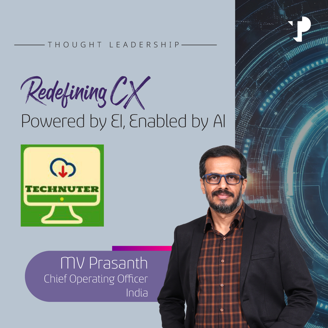 “Our AI-first philosophy is anchored in our ‘High-Tech, High-Touch, High-Standard’ framework” says Prasanth MV, COO at TP in India, in an exclusive interview with Technuter .com. 

Read more: bit.ly/Interview_with…

#TPIndia2025 #ThoughtLeadership #AI #HighTechHighTouch
