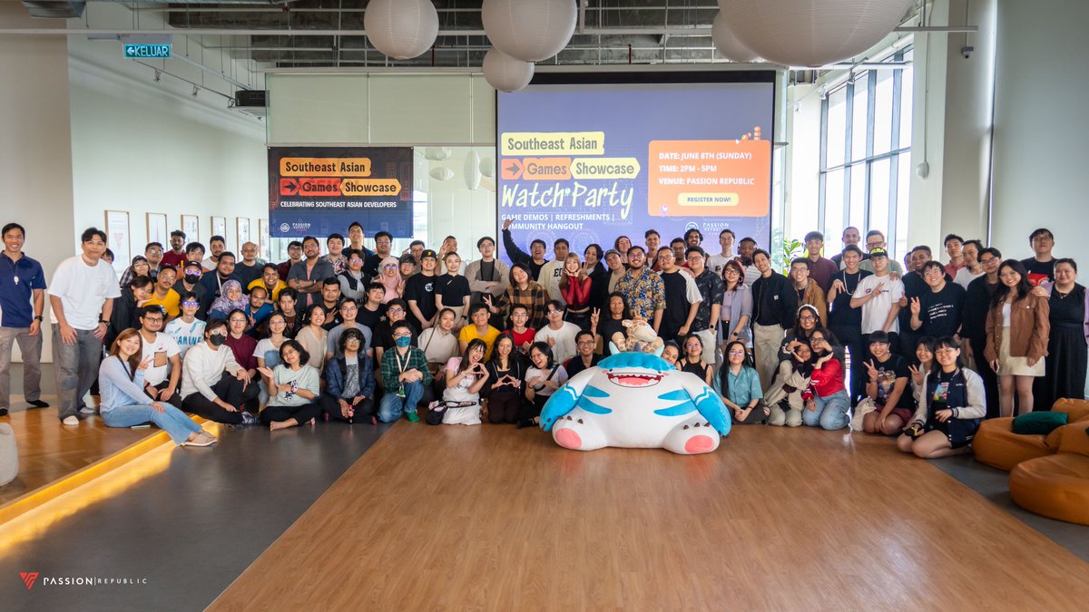 Passion Republic Games (@tweet_prg) on Twitter photo We had an awesome time hosting a <a href="/SEAGShowcase/">Southeast Asian Games Showcase (SEAGS)</a> watch party at our studio with our friends from <a href="/themagicrainMY/">THE MAGIC RAIN ➡ Dice & Dine 2025</a> ! 🎉🎮
It was truly special to see #GigaBash featured along all the amazing Southeast Asian games in the showcase as part of <a href="/summergamefest/">Summer Game Fest</a>.
#SummerGameFest We had an awesome time hosting a <a href="/SEAGShowcase/">Southeast Asian Games Showcase (SEAGS)</a> watch party at our studio with our friends from <a href="/themagicrainMY/">THE MAGIC RAIN ➡ Dice & Dine 2025</a> ! 🎉🎮
It was truly special to see #GigaBash featured along all the amazing Southeast Asian games in the showcase as part of <a href="/summergamefest/">Summer Game Fest</a>.
#SummerGameFest