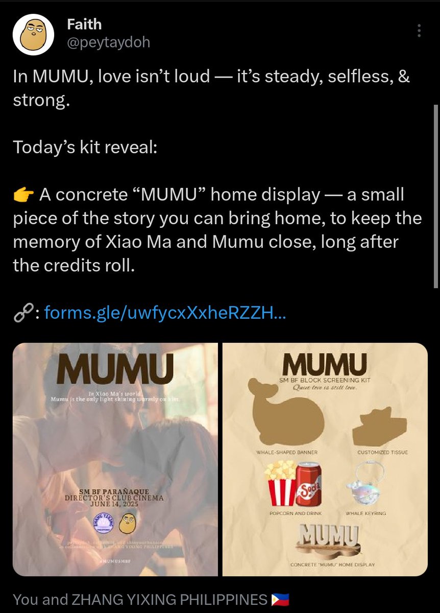 cathe0614's tweet photo. Baka po may gusto sumalo ng slot and kit on June 14 for only ₱700.

Please help retweet as well.

🏷️ MUMU blockscreening south SM BF https://t.co/3iOjWZPhrU