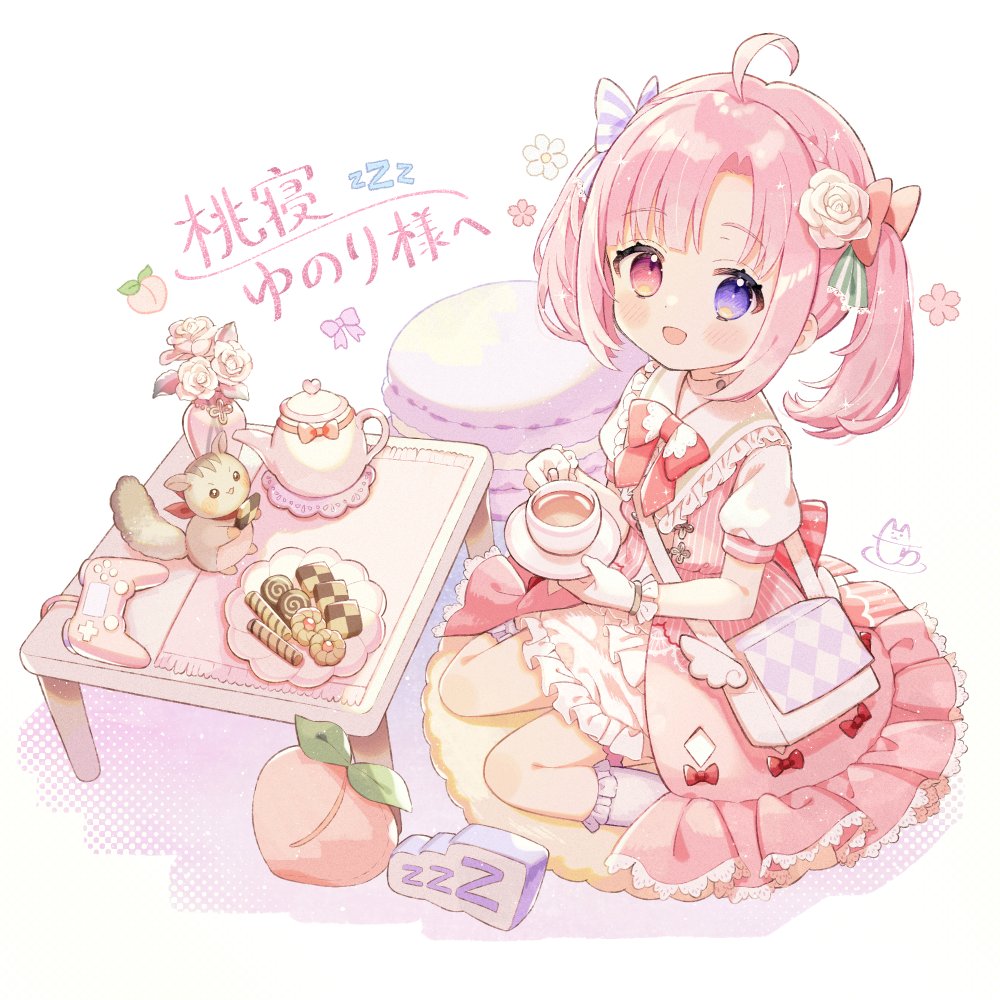 「#クリエイター様の中にピンクの作品をお持ちの方はいらっしゃいませんか Skeb納」|囚🐰🥚🍀のイラスト