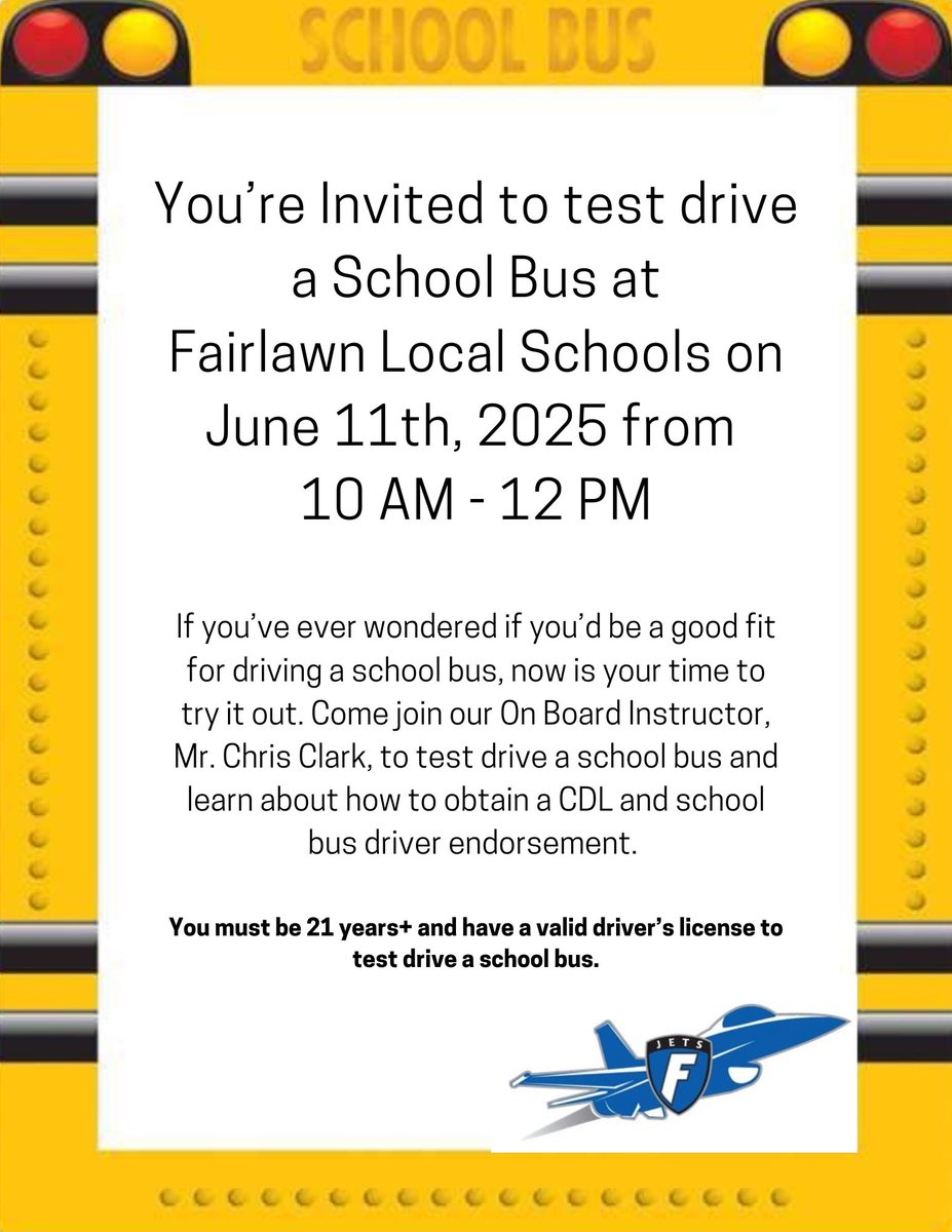 Today! Stop on out ✈️ 🚌
