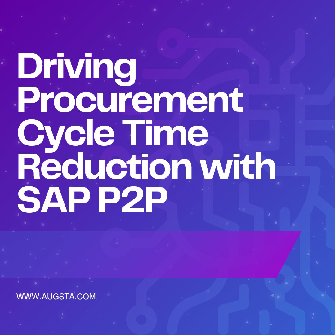 esmartprocure's tweet image. Augsta helps organizations leverage SAP P2P to eliminate bottlenecks, accelerate approvals, and ensure seamless compliance, leading to faster, smarter procurement decisions.

Visit: augsta.com

#eSmartProcure #SAPP2P #ProcurementTransformation #DigitalProcurement
