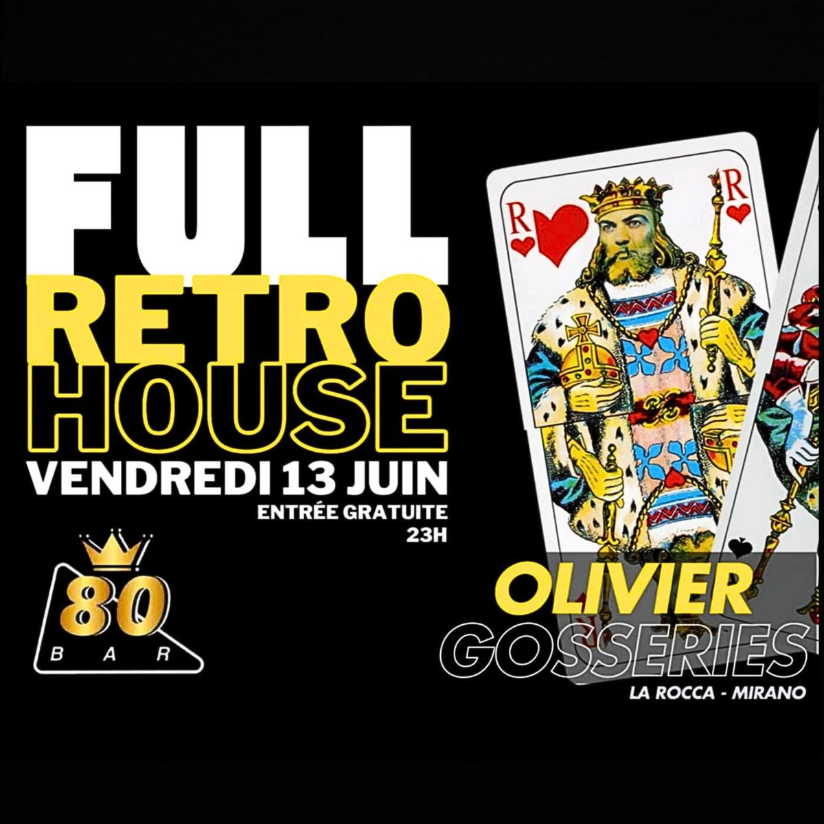OGosseries's tweet photo. Vendredi au Bar 80 à Liège pour une soirée 100% #RetroHouse.
Il n'y a pas beaucoup de tweets sur la Retro House, je me trompe ?! 😆😅 https://t.co/ihIVeeAX7s