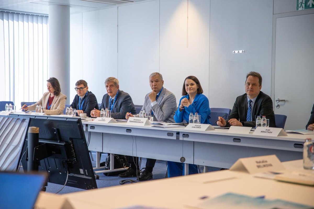 I’m in Brussels today for the 5th meeting of the EU–Belarus Consultative Group, bringing together Belarusian democratic forces, civil society &amp; 🇪🇺 institutions.

The EU is not just our ally—it is our goal. A democratic Belarus belongs in Europe &amp; I believe we will achieve it.