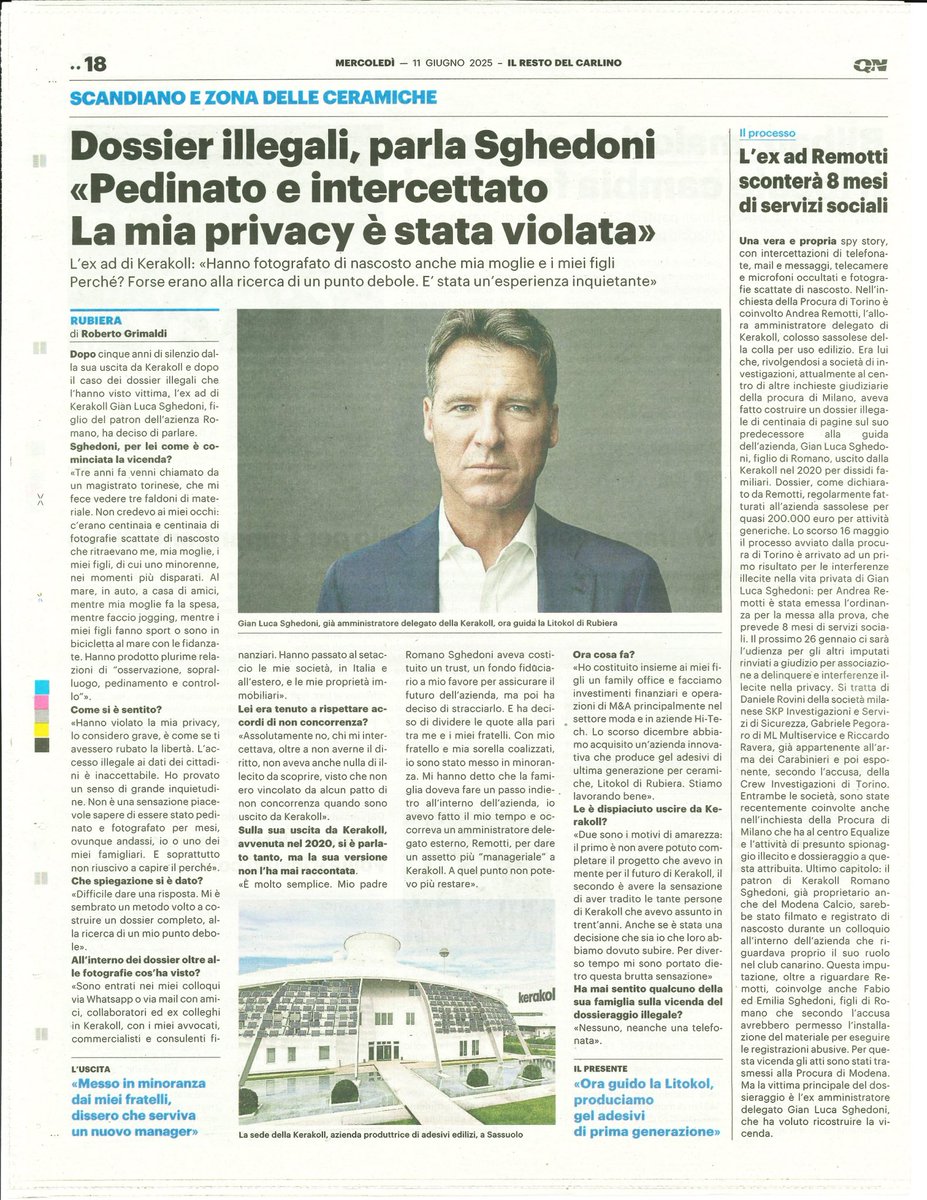 Privacy violata: l’accesso illegale ai dati dei cittadini e’ inaccettabile. 
<a href="/qn_carlino/">il Resto del Carlino</a> 
#intercettazioni #privacy #dossieraggi #dossieraggio