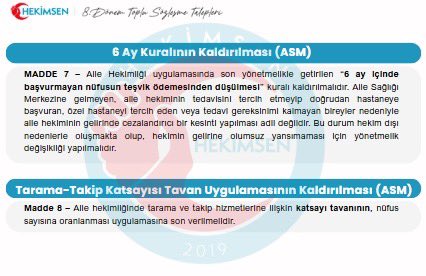 Hekimsen (@hekimsen) on Twitter photo 📢 6 Ay ASM’ye Uğramadı Diye Hekime Ceza mı Kesilir?
👉Aile Hekimliği Yönetmeliği’ne göre, bir vatandaş 6 ay boyunca aile sağlığı merkezine başvurmazsa, bu durum hekimin maaşından kesinti olarak yansıyor. 
👉Yani 3.500 nüfuslu birimde 1.000 kişi gelmezse, hekim 8.000 – 10.000 TL 📢 6 Ay ASM’ye Uğramadı Diye Hekime Ceza mı Kesilir?
👉Aile Hekimliği Yönetmeliği’ne göre, bir vatandaş 6 ay boyunca aile sağlığı merkezine başvurmazsa, bu durum hekimin maaşından kesinti olarak yansıyor. 
👉Yani 3.500 nüfuslu birimde 1.000 kişi gelmezse, hekim 8.000 – 10.000 TL