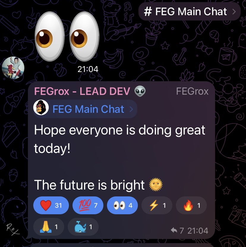 Oh and FEGrox aka <a href="/lifeisdefi/">FEGrox</a> is back in the hot seat 💺 

FEG.io &amp; SmartDeFi.com