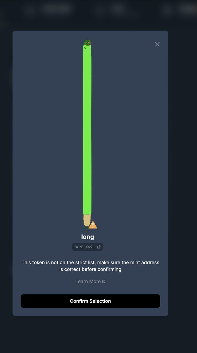 Confirm selection $long <a href="/longboiOnSOL/">long boi</a>