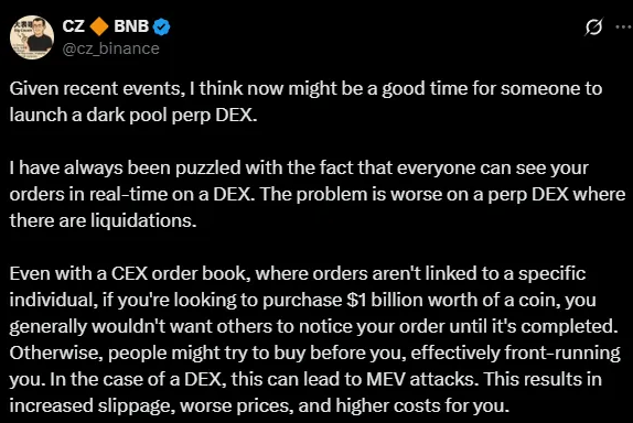 .<a href="/Starknet/">Starknet (BTCFi arc) 🥷</a> is about to break crypto. And here’s how 👇

Everyone talks about transparency like it’s the future.
But too much transparency is killing mass adoption!

Every wallet or trade are 100% public.
At some point it's not freedom anymore!

Real adoption needs real privacy.