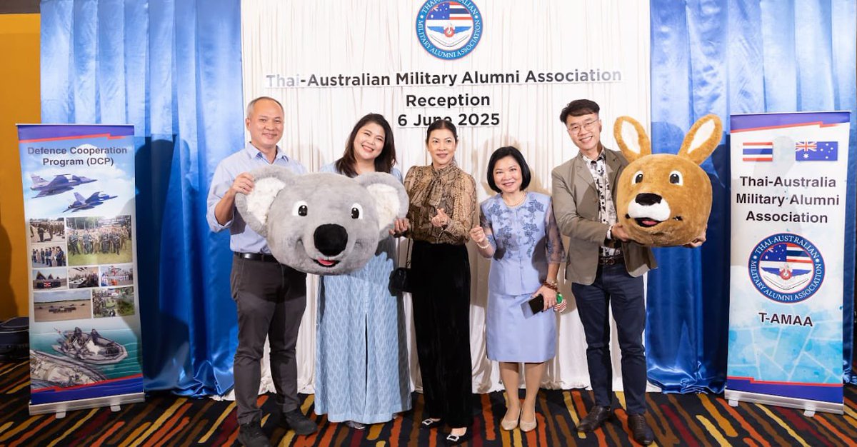 Our Defence Section hosted their annual alumni reception for over 250 guests. There were many familiar faces across the Royal Thai Armed Forces &amp; related sectors. 🙏 to everyone for a wonderful evening &amp; continued efforts to strengthen our 🇹🇭🇦🇺 ties. #YourADF #AustralianAlumni
