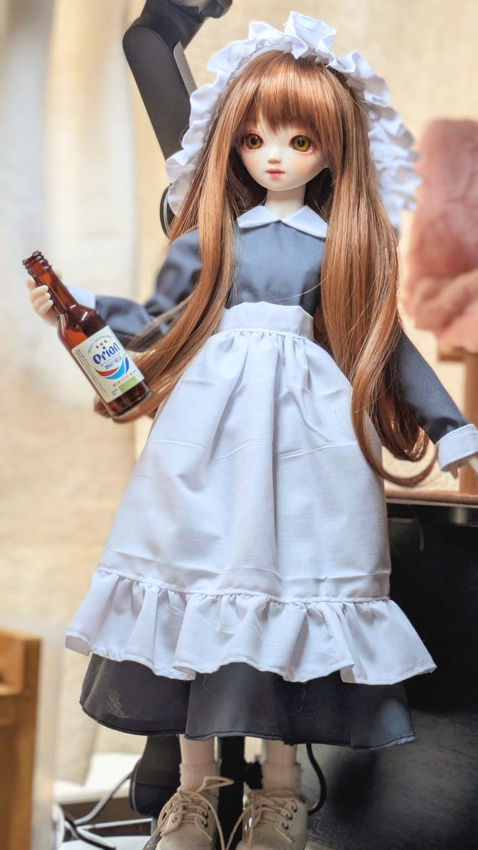 153_OBR's tweet photo. カスタムしたアンジェラヘッドちゃんと制作中のメイド服、見て…
#PARABOX #アンジェラヘッド https://t.co/i3ea1pzUFP