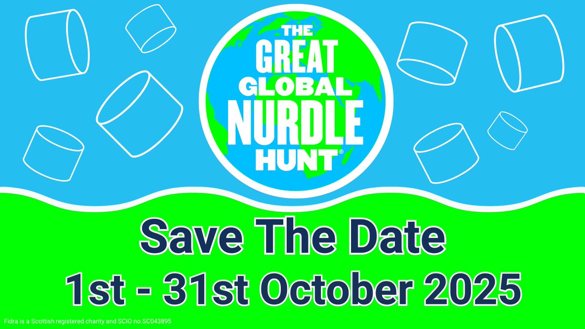 📢Save the Date📢

We are very excited to announce the #GreatGlobalNurdleHunt is back!🌍

This year's hunt will take place from the 1st - 31st October 2025🗓️

Stay tuned for more information and how you can take part - Coming Soon!

#nurdles #plastic #environment #ocean #beach