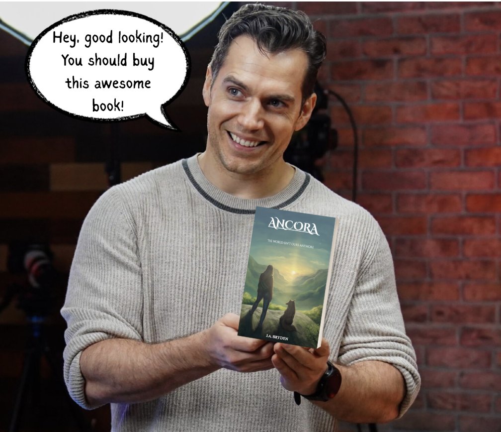 Can you honestly resist that Cavill charm? 😜 Grab a copy at jabryden.com #indiebook #supportindieauthors #scififantasybook #books