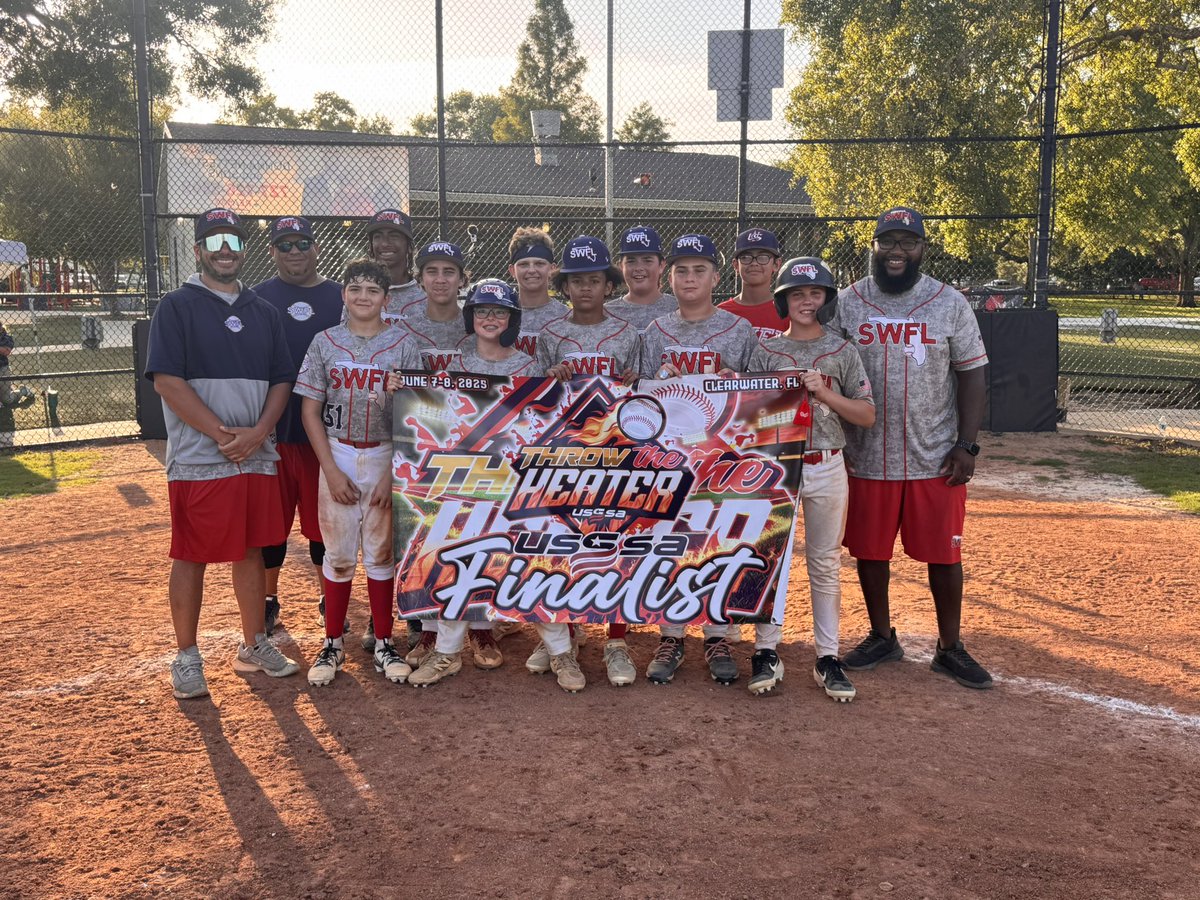 CoachDavino's tweet image. The 13u SWFL boys finished up their last USSSA tournament of the spring / summer season this weekend in Clearwater Florida with a runner up finish. What an amazing weekend it was for the boys finishing runner up in the Gold bracket with a 4-2 record. @SWFLBaseball1