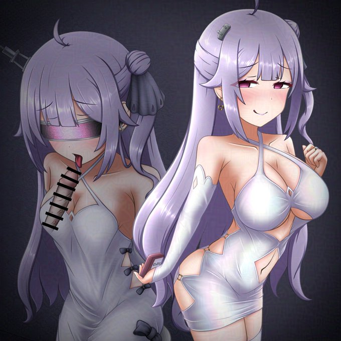 わるい指揮官にビッチ化洗脳改造されたユニコーン
skebでご依頼いただきましたわよ〜 