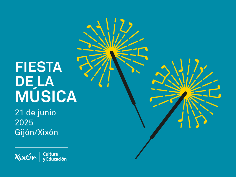 📢Vuelve la Fiesta de la Música a Gijón/Xixón‼️

🎶 Disfruta de este evento cultural que lleva la música en directo a las calles, plazas y parques de Xixón
📅 21 de junio de 2025

📒 Consultar PROGRAMA COMPLETO👇
f.mtr.cool/qepbpncyvm

#fiestamusica #cultura #gijon #xixon