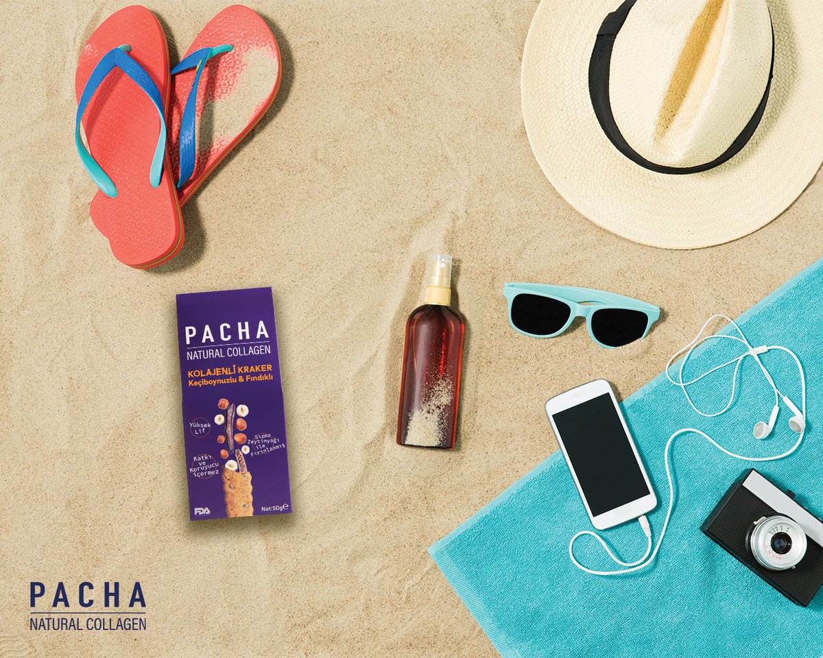 🏖️ Yaz tatilinde sağlıklı atıştırmalık keyfi için PACHA NATURAL COLLAGEN yanınızda! 🏄‍♂️

Keçiboynuzlu ve fındıklı kolajenli krakerlerle hem enerjinizi yükseltin hem de lezzetin tadını çıkarın. 🌟

#pachakolajen #yazkeyfi #sağlıklıatıştırmalık #tatilmodu #plajda #dogalkolajen