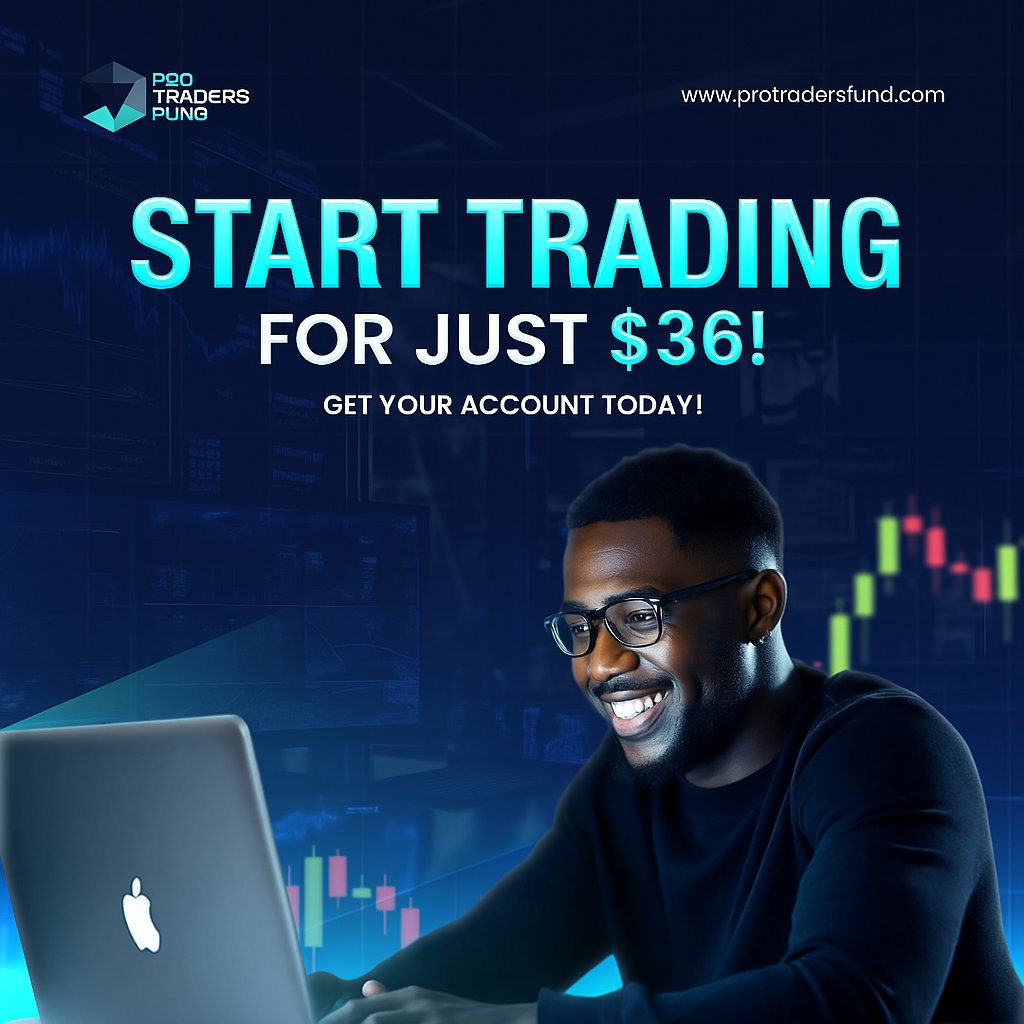 Start trading with Pro Traders Fund for just $36 — no better time than this Wednesday to take control of your financial future.

✅ Affordable
✅ Accessible
✅ Profitable
🔗 Get started today at protradersfund.com