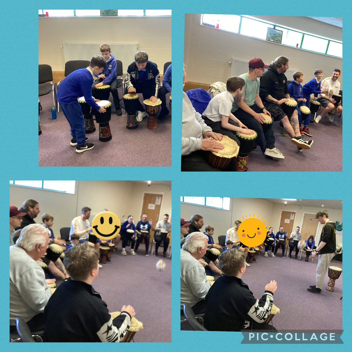 Thank you once again to <a href="/upbeatwales/">Upbeat Music and Arts</a> for another fantastic session. Dad’s Group was full of fun, laughter and sore hands. We’re looking forward to learning beatboxing in the next session.