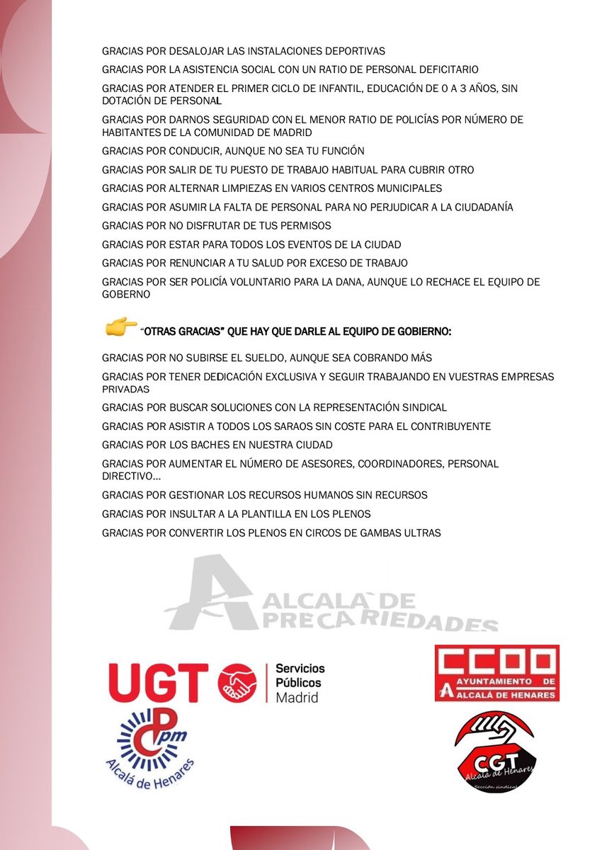 ugt_aytoalcala's tweet image. Gracias