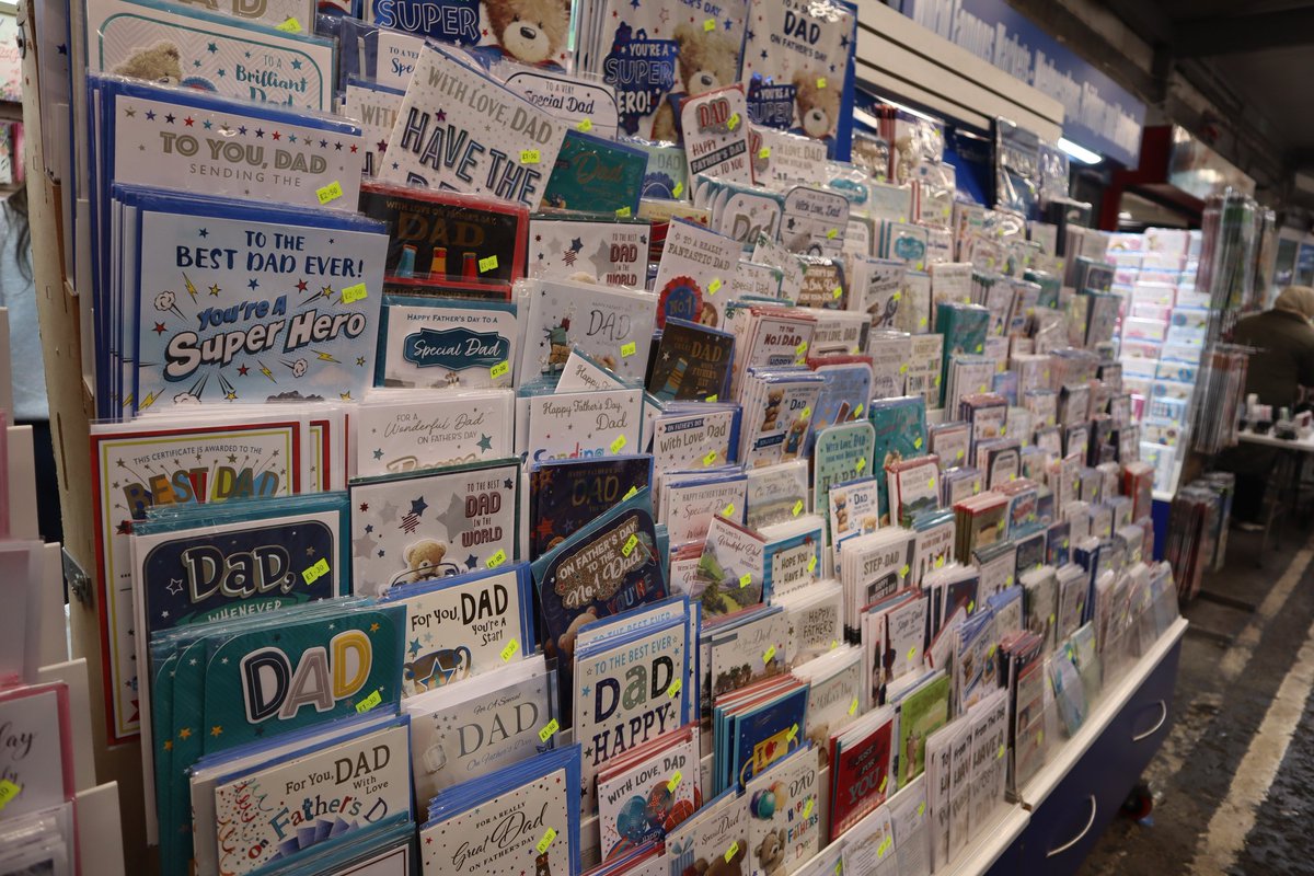 It's the first market day of the week! 💪

And it's also Father's Day in 4 days, so make sure you pick up your cards and gifts here from Bury Market!

We'll be open today, Friday, and Saturday as usual for all your needs! 😁

#LYLM2025 #MyMarket