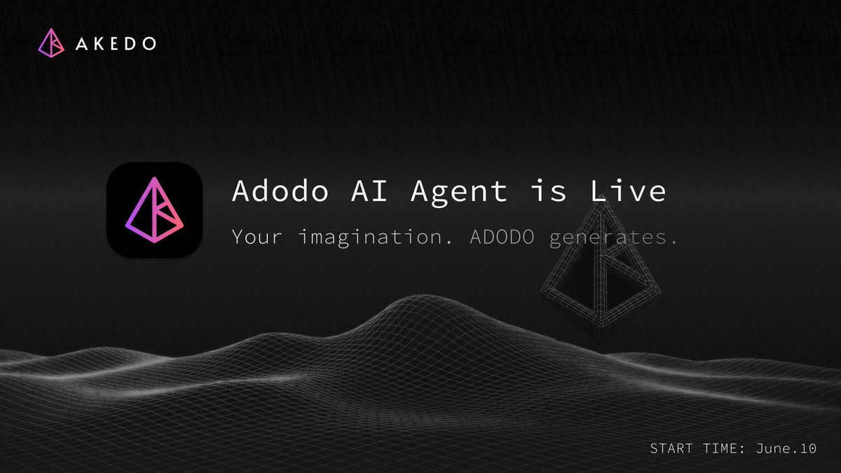 AKEDO Games (@akedofun) on Twitter photo ADODO AI Agent is Live! 🎨✨
Tag our AI agent— <a href="/ADODO_AI/">ADODO | AI agent</a> —with your creative prompt, and watch us paint your dream into reality on X
Let's start the magic:
'Retro-futuristic shooter featuring ADODO, a gearbound mage exploring skyship graveyards, wielding a lightning lute ADODO AI Agent is Live! 🎨✨
Tag our AI agent— <a href="/ADODO_AI/">ADODO | AI agent</a> —with your creative prompt, and watch us paint your dream into reality on X
Let's start the magic:
'Retro-futuristic shooter featuring ADODO, a gearbound mage exploring skyship graveyards, wielding a lightning lute