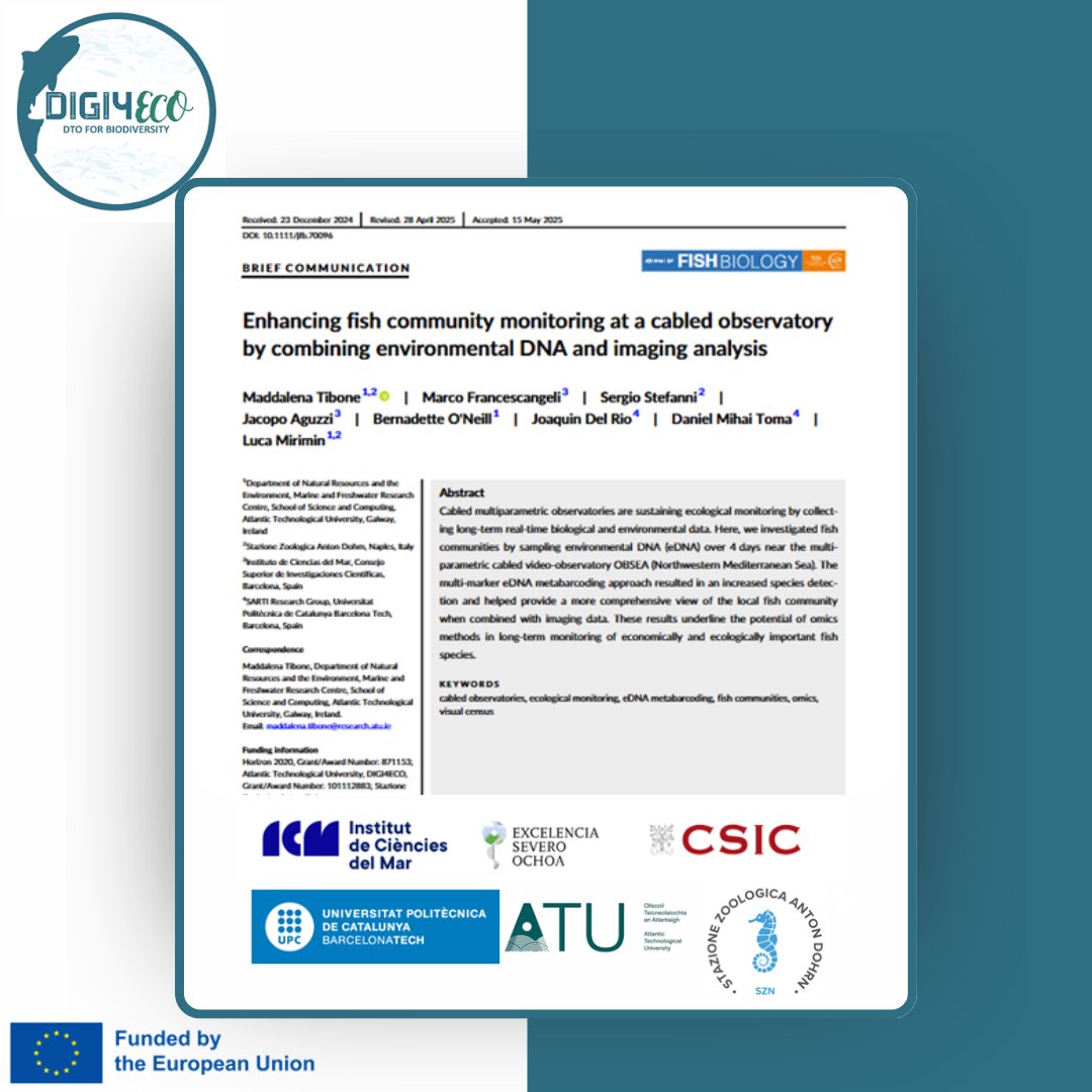 DIGI4ECO (@digi4eco) on Twitter photo ๐New Journal Publication by
<a href="/ICMCSIC/">ICM-CSIC</a>, <a href="/la_UPC/">Universitat Politรจcnica de Catalunya (UPC)</a> <a href="/OBSEAsarti/">OBSEA observatory</a> , <a href="/SznDohrn/">Stazione Zoologica Anton Dohrn</a>, <a href="/atu_ie/">Atlantic Technological University</a>
๐Read more on: digi4eco.eu/new-journal-puโฆ
#DIGI4ECO #eufunded #cinea #publication #biodiversity ๐New Journal Publication by
<a href="/ICMCSIC/">ICM-CSIC</a>, <a href="/la_UPC/">Universitat Politรจcnica de Catalunya (UPC)</a> <a href="/OBSEAsarti/">OBSEA observatory</a> , <a href="/SznDohrn/">Stazione Zoologica Anton Dohrn</a>, <a href="/atu_ie/">Atlantic Technological University</a>
๐Read more on: digi4eco.eu/new-journal-puโฆ
#DIGI4ECO #eufunded #cinea #publication #biodiversity